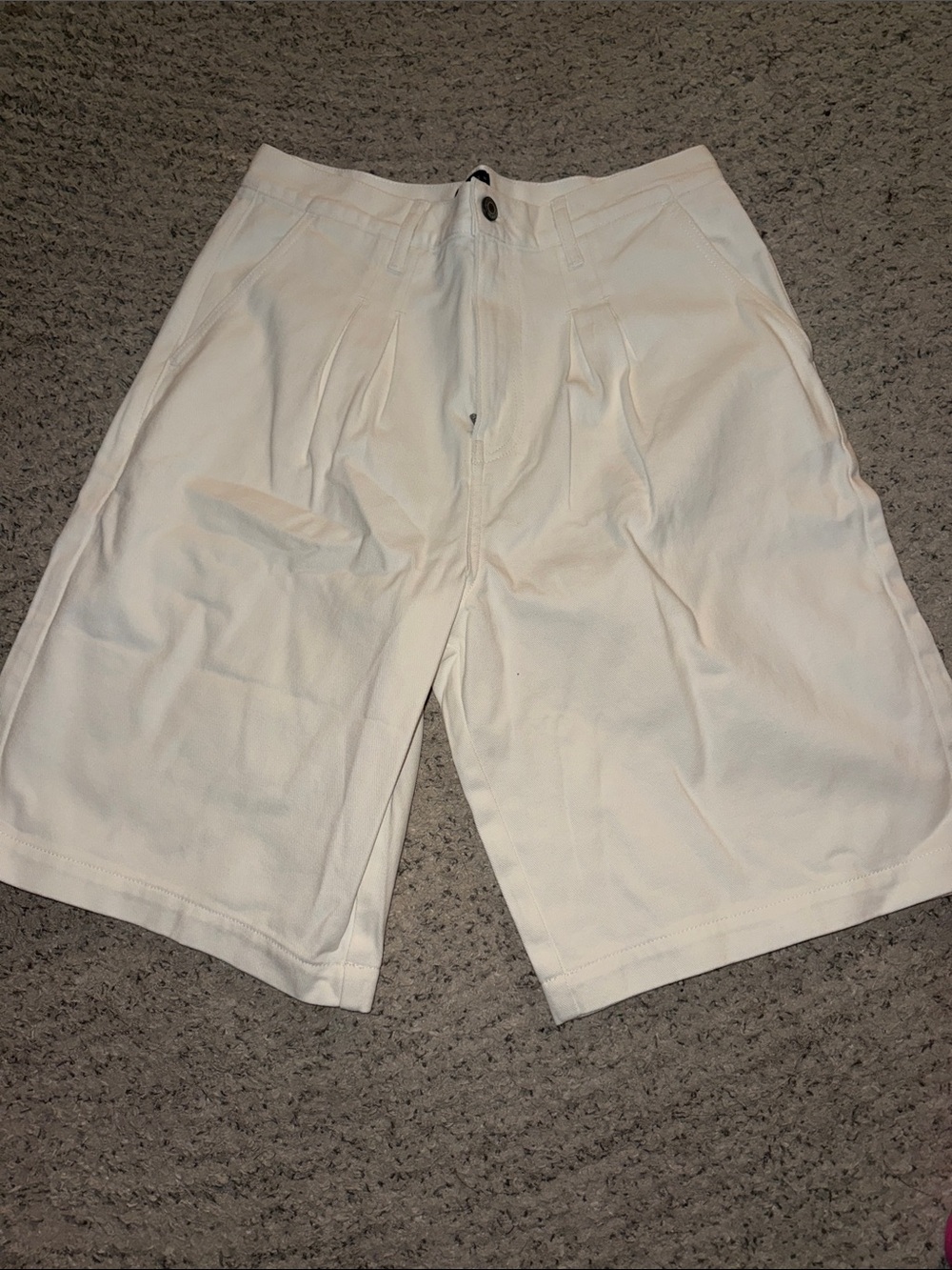ASOS White Flat Front Men’s Shorts
